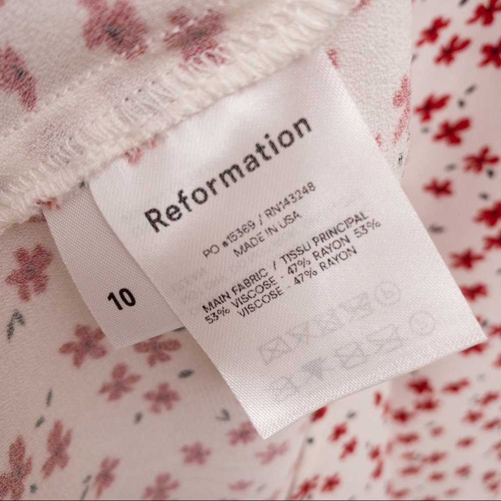 REFORMATION Boston Midi Slipdress in Sophia - Picture 10 of 11